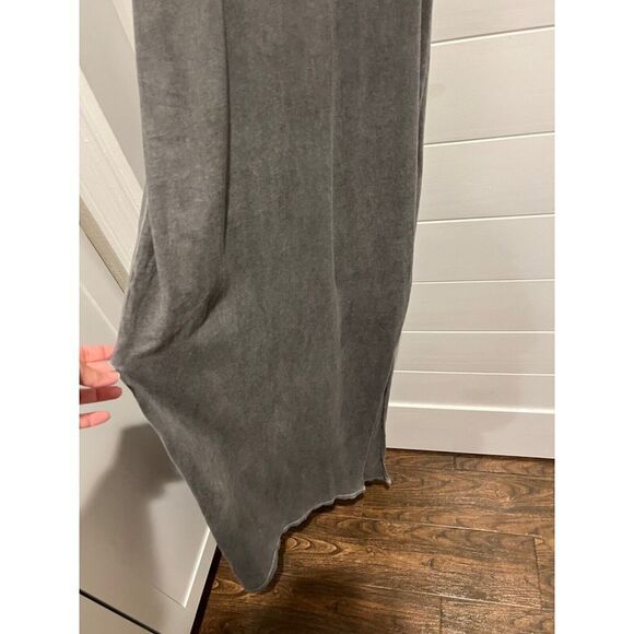 WOMENS FOX RACING MOTOCROSS LONG RACERBACK WASHED GRAY HIGH SIDE SLIT DRESS MED - Picture 5 of 7